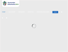 Tablet Screenshot of kulturherbst-geretsried.de